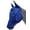 Blue, variant on Showman Long Nose Mesh Rip Resistant Fly Mask w/ Ears (Black, Average Horse)