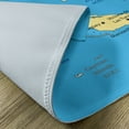 thumbnail image 5 of Ambesonne Ocean Place Mats Set of 4, Republic of Cuba Modern, Standard Size, Blue White Yellow, 5 of 6