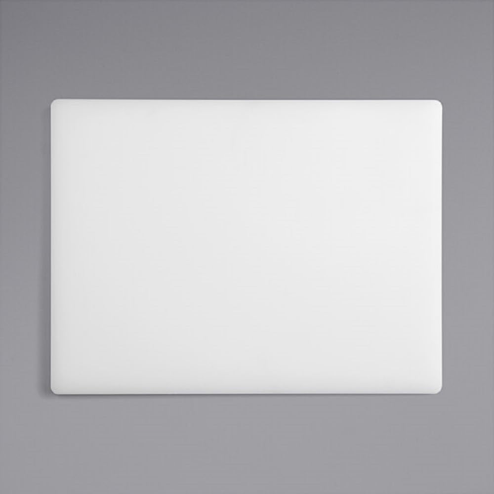 TrueCraftware- 18" x 24" x 3/4" White Plastic Utility Cutting Board- Non-Skid Thick Plastic Chopping Board Cutting Boards for Meat Vegetables Dishwasher Safe Home Kitchen and Restaurants