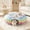 Multicolor, variant on Happy & Polly 2-in-1 Circular Cat Tunnel Bed, Rainbow Striped Collapsible Round Play Tube for Indoor Cats