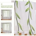 thumbnail image 6 of KONTONTY Sheer Curtains with Stylish Wicker Design, 2-Pack Lightweight Window Drapes for Bedroom Privacy and Light Filtering, 6 of 8
