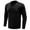 Black, variant on Fall Shirts for Men Long Sleeve Crew Neck Pullover Sweater Solid Color Top