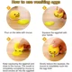 thumbnail image 5 of Pelota antiestrés con forma de yema de huevo vomitando, blanda y amarilla, juguete antiestrés divertido y asqueroso para niños, 5 of 5