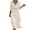 *Beige, variant on ClodeEU Women's Lace Trim V Neck 3/4 Sleeve Tunic Midi Dress,Casual Boho Beach Vacation Dress Beige,Women's Plus L