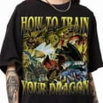 thumbnail image 1 of Night Fury Logo - How to Train Your Dragon - Toothless - HTTYD - Mens Fit T- shirt-L, 1 of 2