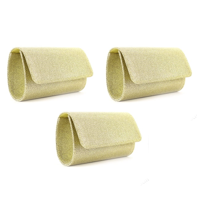 Bolso pequeño deslumbrante con solapa y cadena desmontable para uso de noche, bolso de cena, bolso para las axilas