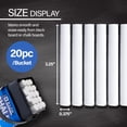 thumbnail image 2 of BAZIC White Chalk, Standard Size Blackboard Chalkboard Chalks, Great Game Activity (20/Bucket), 2 of 7