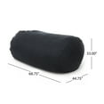 thumbnail image 3 of GDF Studio Stanfield Faux Suede 6.5 Foot Lounger Bean Bag, 3 of 6