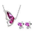thumbnail image 1 of Fiudx Conjunto de Collar y Pendientes de Moda para Mujer., 1 of 1