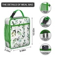 thumbnail image 3 of Peony Insulated Lunch Box Men Reusable Lunch Tote Bag Lightweight Lunch Box Containers Picnic Beach, 3 of 6