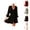 Black, variant on Kimono Robe for Women Summer Lightweight Silky 3/4 Sleeve Loose Ruffle Hem Bride Bridesmaid Wedding Party Robe Sleepwear