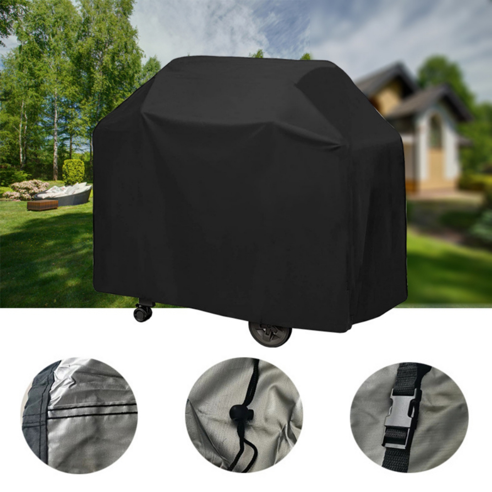 Grill Cover, BBQ Grill Cover, Waterproof, Weather Resistant, RipProof, AntiUV, Fade Resistant