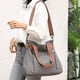 thumbnail image 5 of Bolso de lona para mujer, bolso de hombro, bolso cruzado informal, bolso de compras con asa superior grande, 5 of 5