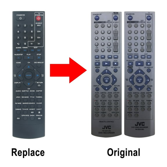 New RM-SDR106U RM-SDR108U Remote Control for JVC DVD Recorder DR-MV99BU DR-MV78BU