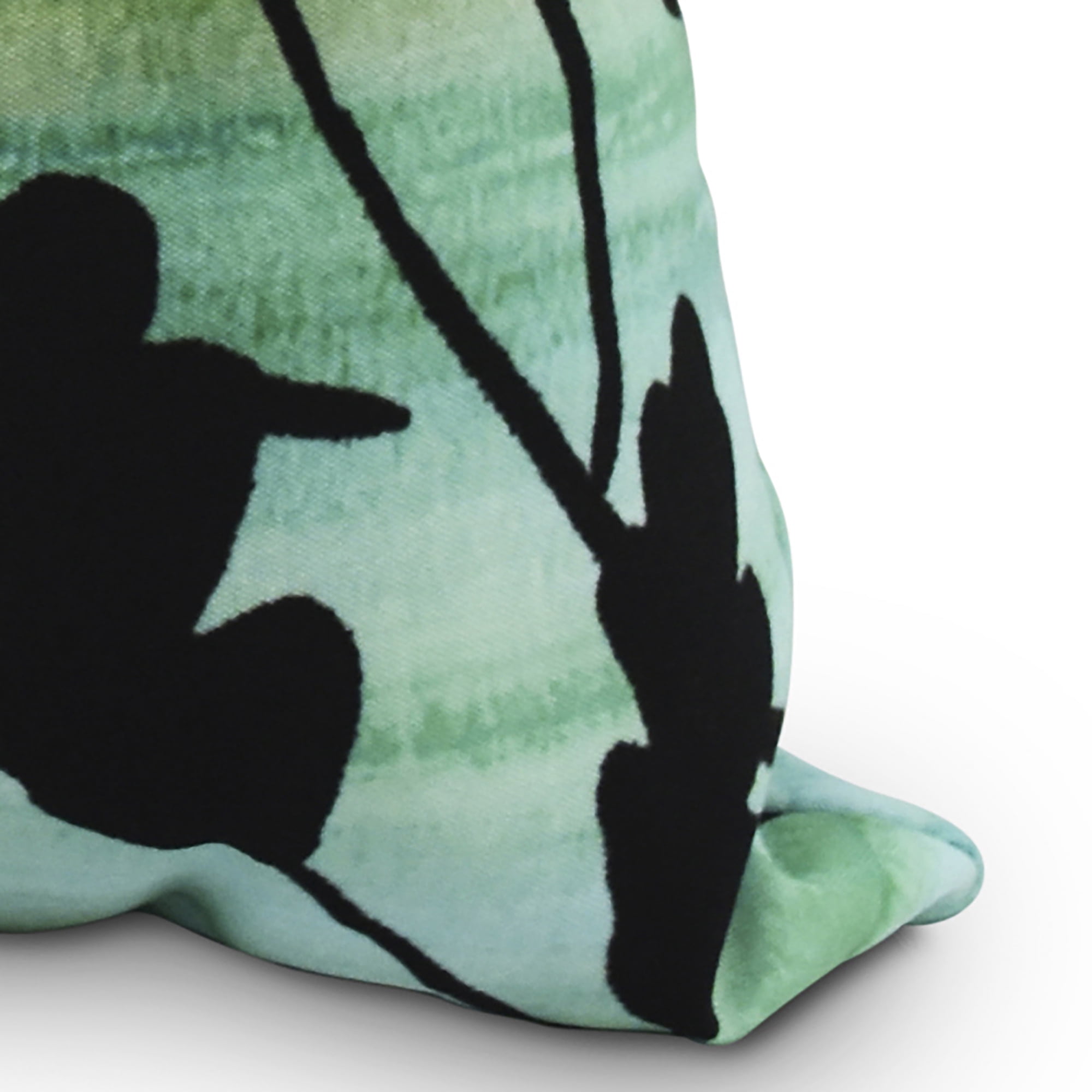 Simply Daisy, 20" x 20" Flowing Leaves Multi Floral Print Outdoor Decorative Throw Pillow