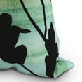 thumbnail image 2 of Simply Daisy, 18" x 18" Flowing Leaves Multi Floral Print Outdoor Decorative Throw Pillow, 2 of 2