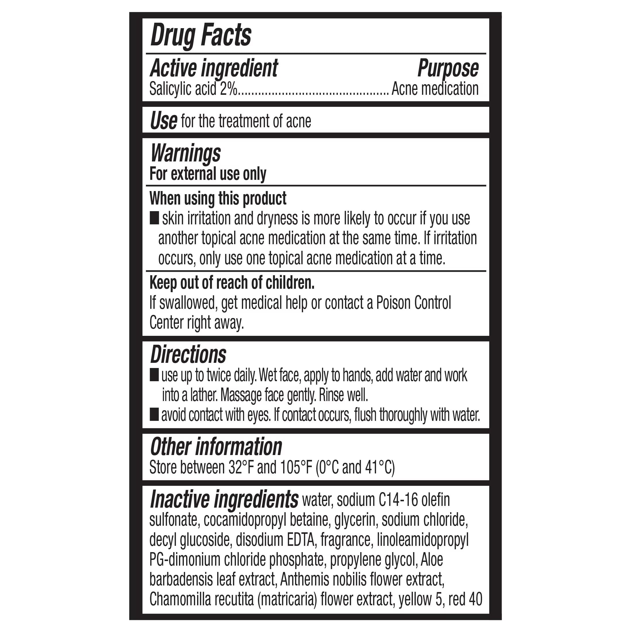 Equate Acne Wash Salicylic Acid Treatment, 6 fl oz