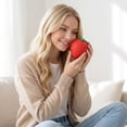 thumbnail image 6 of Strawberry Squishy, Realistic Strawberry Ball Relieve Stress and Anxiety,Party Favor Slow Rise Pressure Release Desktop Decoration, 6 of 6