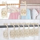 thumbnail image 1 of Gancho de puerta, colección de monederos, caja de colección de dientes, colgante de madera, juego de estantes para armario de bebé, separador de tallas de ropa, 7 piezas, 1 of 6