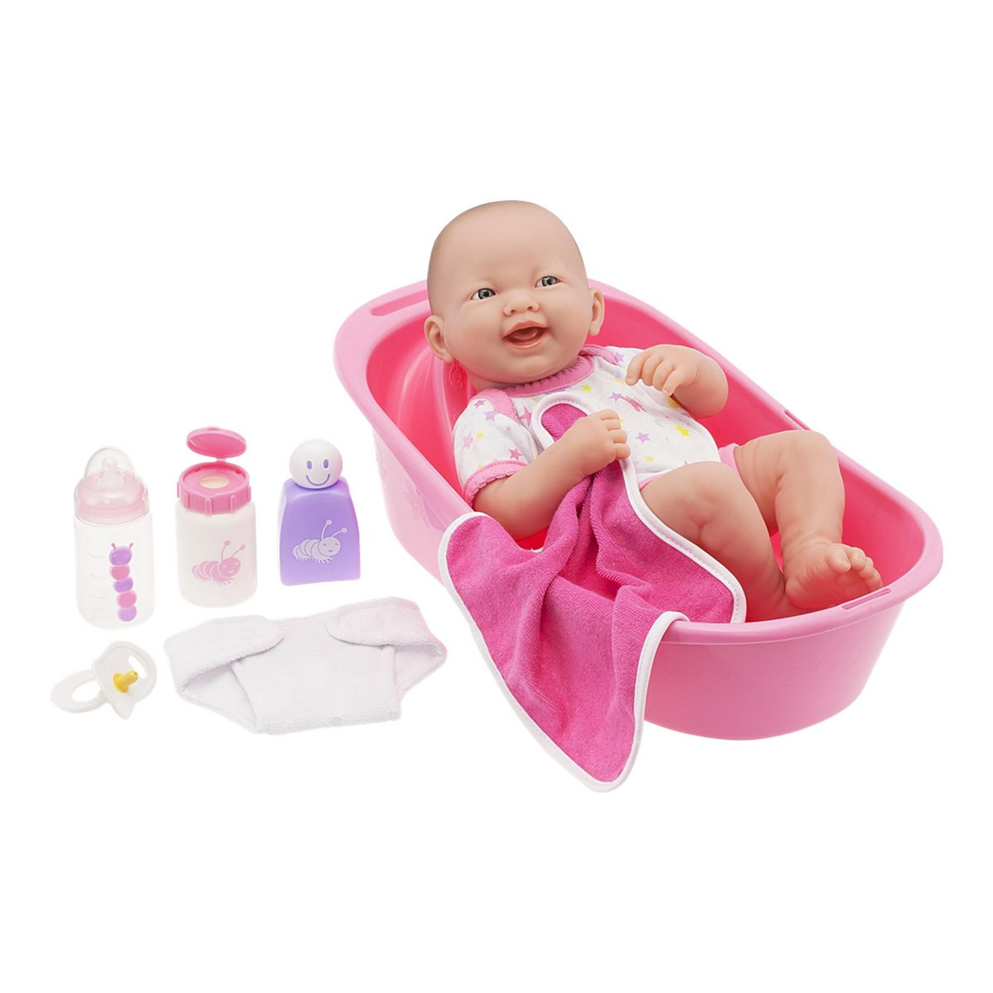 Jc Toys La Newborn Bath Set Jc Toys Waterproof Doll For Bath Doll