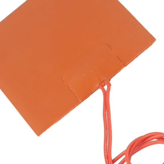 12V Dc 80X100Mm 20W Flexible Waterproof Silicon Heater Pad For 3D Printer Heater