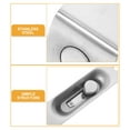 ITSELFER Flush Bolt Stainless Steel Security Door Flush Bolt Hidden