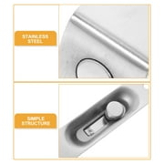 Amosfun Fireproof Door Bolt Stainless Steel Concealed Locks Home Use