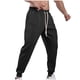 thumbnail image 5 of Pantalones largos de moda para hombre, informales, con bolsillos de color, cintura elástica y pierna ajustada, pantalones largos de poliéster y algodón para hombre., 5 of 6