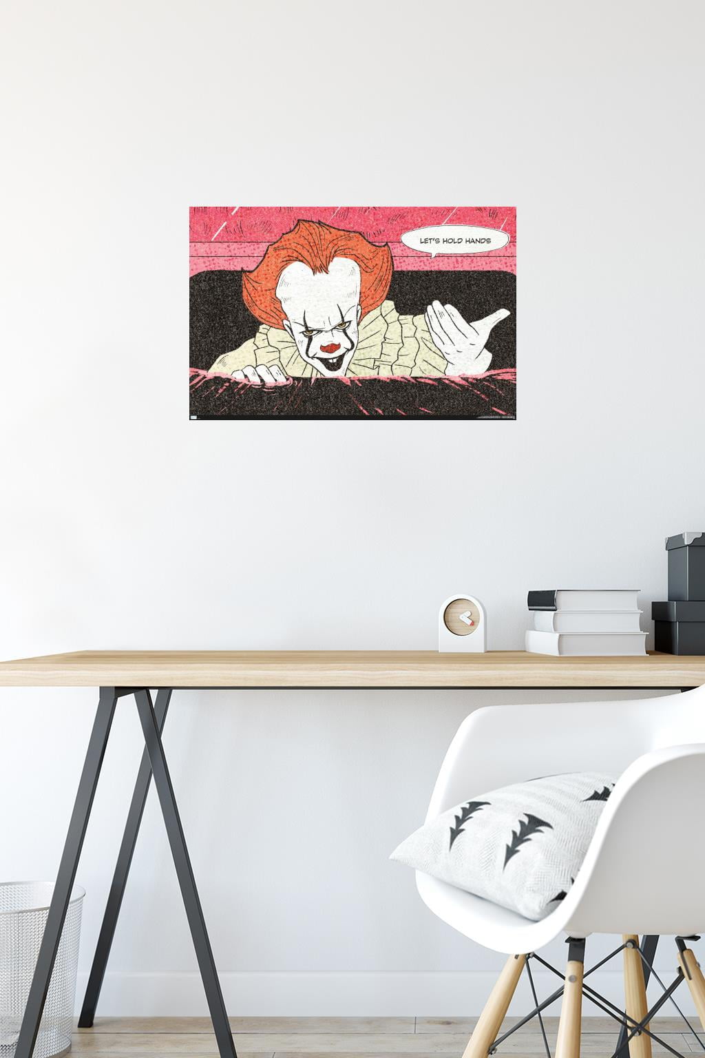 IT - Let's Hold Hands Wall Poster, 14.725" x 22.375"