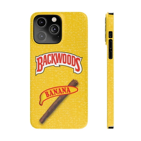 iPhone Slim Case Backwoods Banana Back Woods Yellow Flavor Trendy Gift - iPhone 14 Pro Max