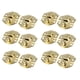 thumbnail image 1 of 12 piezas de cierre de hebilla con relieve retro pequeño de metal Amarillo, 1 of 9