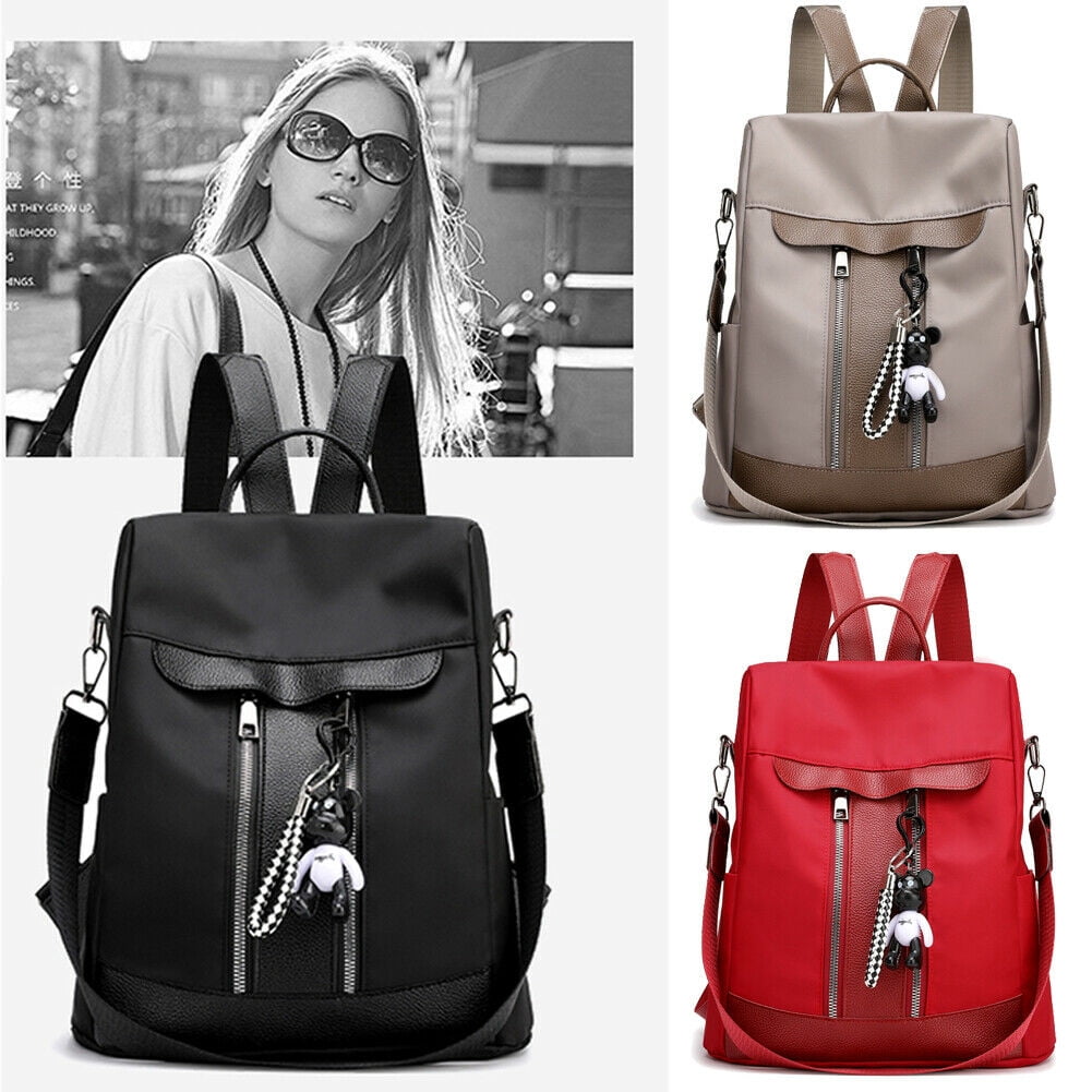 Women Waterproof Anti-Theft Oxford Backpack Rucksack Lady Cloth Purse School Bag