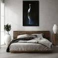 thumbnail image 3 of David Drost 21x32 Black Modern Wood Framed Wall Art Titled - Elegant Egret II, 3 of 6