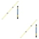 thumbnail image 2 of Naiovety Palo de alineación de golf de fibra de vidrio, tres partes, 122 cm, ajuste de gestos, accesorios de herramientas de varilla indicadora de Amarillo 2piezas Naiovety CBP187517, 2 of 5