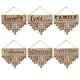 thumbnail image 5 of Advancent Tablero de cuenta regresiva de madera, placa de calendario, decoración de pared de ambiente cálido elegante Natural, manualidades para boda, Decoración del hogar JM01090 Advancent HA011602-04, 5 of 6