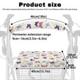 thumbnail image 6 of HELLHERO Colourful Butterflies Walker Rollator Seat Back Cover and Rollator Walker Seat Back Covers for Elder Stain Proof for Seniors, 6 of 7