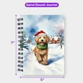 thumbnail image 5 of Hello Winter Goldendoodle Frosty Morning Walk Welcome Snowy Christmas Spiral Bound Journal Doodle Dog Lover Gifts Idea 5x7in Spiral Notebook - 02018, 5 of 5