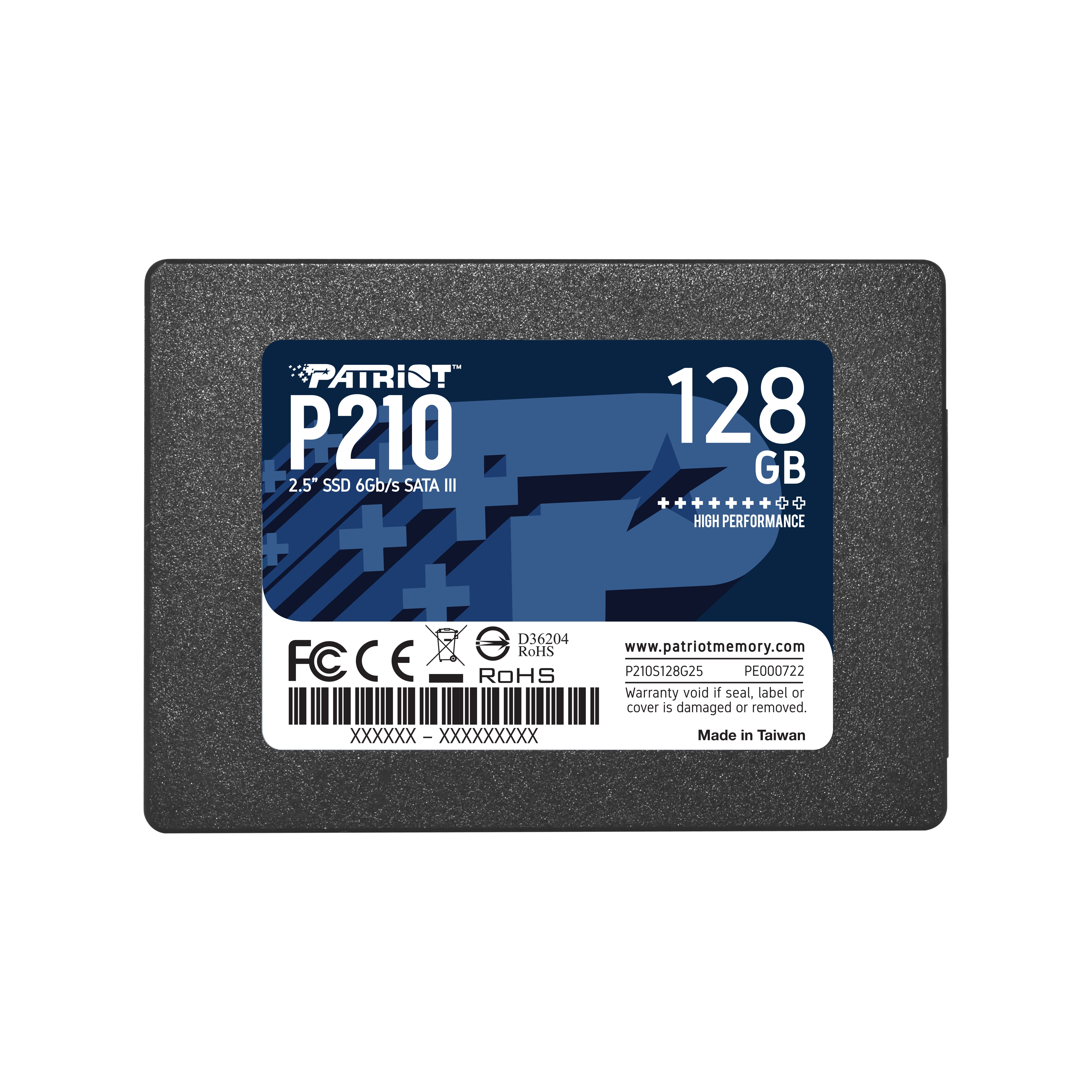 Patriot Memory P210 128 GB SATA 6.0Gb/s Internal Solid State Drive