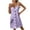 Purple, variant on Admvng Dresses for Women 2025 Elegant Classy Solid Color V-neck Sexy Suspender Button Up Dress S-2XL