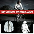 thumbnail image 5 of Veste Imperméable Chaude Réfléchissante Haute Visibilité Veste de Sécurité Légère, 5 of 5