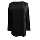 thumbnail image 4 of Blusa holgada de manga larga con encaje delgado de color sólido a la moda para mujer Fridja  hj1766, 4 of 5