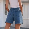 thumbnail image 6 of Women's Jean Shorts High Waisted Size 14 Casual Shorts Fashion High-Waisted Jeans, 6 of 6