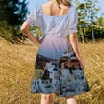 thumbnail image 3 of Dawn of Santorini Greece Sleeveless Dress dresses for special events long sleeve dress, 3 of 6