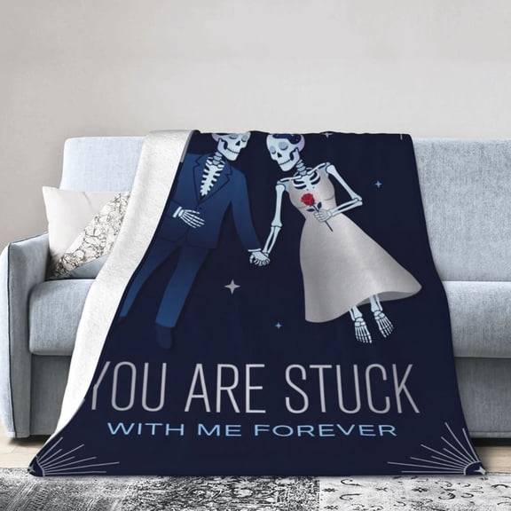 Anniversary Blanket Gifts for Women Men, Couple Gifts for Him Her | Birthday Gift for Boyfriend Girlfriend Wife Husband, Romantic I Love You Gifts, Soft Flannel Throw Blanket 50x40