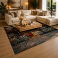 Colorful Patterned Rug Gelasgo Velvet Area Rug, Colorful Basketball Graffiti Street Art Sports ...