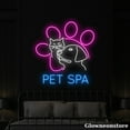thumbnail image 2 of Glowneon Pet Spa Neon Light, Pet Paw Led Sign, Pet Grooming Led Light, Custom Welcome Open Pet Spa, 2 of 5