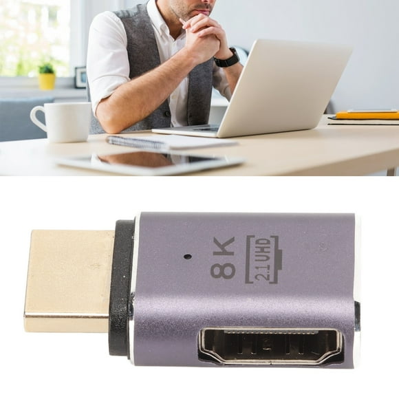 8K HD Extension Coupler, Male To Female Plug And Play HD Multimedia Interface Adapter Aluminium Alloy For Projectors For Monitors