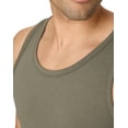 thumbnail image 4 of Hanes Originals Men's Tri-Blend Tank Top Fatigue Green L, 4 of 5