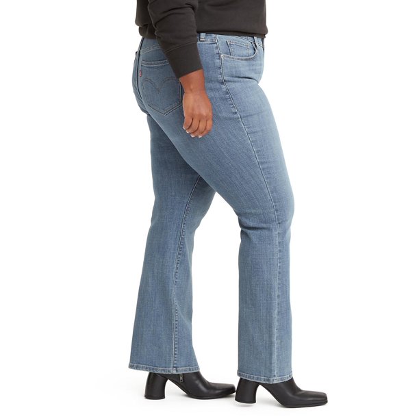 Blue Plus Size Gloria Vanderbilt Mid Rise Bootcut Jeans Levi's