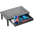 thumbnail image 1 of Soporte para monitor WALI STT003D-B con almacenamiento y soporte para teléfono, 1 of 9